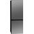 Fridge Bomann KG320.2IX inox look