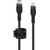 Belkin CAA011BT3MBK USB cable 3 m USB C USB C/Lightning Black