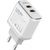 Wall charger LDNIO A2528C 2USB-C 35W + USB-C - Lightning cable