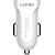 Car charger LDNIO DL-C17, 1x USB, 12W + USB-C cable (white)