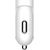 Car charger LDNIO DL-C17, 1x USB, 12W + USB-C cable (white)