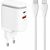 Wall charger  LDNIO A2423C USB, USB-C + USB-C - Lightning cable