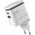 Wall charger  LDNIO A2423C USB, USB-C + USB-C - Lightning cable