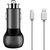 LDNIO C503Q 2USB Car charger + USB-C Cable