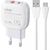 Wall charger  LDNIO A2313C USB, USB-C 20W + MicroUSB cable