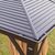 Шатёр SUNSET 3x4x2/2,7м, коричневая алюминиевая рама, металлическая крыша, по бокам бежевые стенки и сетки из textiline