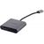 UNITEK ADAPTER USB-C TO 2X HDMI, 4K 60HZ MST