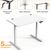 Up Up Ragnar Adjustable Height Table White frame, Table top White M