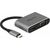 DeLOCK USB-C adapter> HDMI / VGA with USB 3.0 + PD 64074