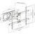 Gembird WM-80ST-02 Full-motion TV wall mount, 37" - 80'' (60 kg)