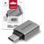 AXAGON RUCM-AFA USB 3.0 Type-C Male to USB Type-A Female Adapter, ALU