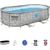 Ovāls āra baseins Bestway 56714 Power Steel 427x250x100cm Pelēks