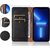 Fusion Magnet Strap grāmatveida maks + aukliņa Samsung A236 Galaxy A23 5G melns