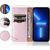 Fusion Magnet Strap книжка чехол + нить для Samsung A536 Galaxy A53 5G розовый