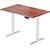 Height Adjustable Table Up Up Thor White, Table top M Dark walnut