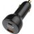 LDNIO C101 Car Charger, USB + USB-C, 100W + USB-C to Lightning Cable (Black)