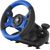 Natec GENESIS SEABORG 350 Black, Blue USB Steering wheel + Pedals Nintendo Switch, PC, PlayStation 4, Playstation 3, Xbox 360, Xbox One