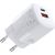 Wall Charger Choetech, 33W, PD5006 A+C dual port (white)