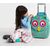 Affenzahn childrens suitcase Eluise Owl, trolley (turquoise/pink)