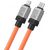 Fast Charging cable Baseus USB-C to Coolplay Series 1m, 20W (orange)