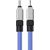 Fast Charging cable Baseus USB-C to Coolplay Series 1m, 20W (purple)