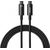 USB-C to USB-C cable Baseus Tungsten Gold 240W 2 m (black)