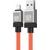 Fast Charging cable Baseus USB-A to Lightning Coolplay Series 1m, 2.4A (orange)