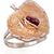 Серебряное кольцо #2101213(Matt+POx-MattY)_GR-2, Серебро 925°, оксид (покрытие), Гранат, Размер: 21, 7.5 гр.