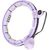 Vingrošanas aplis ar atsvaru HHM13 HULA HOOP VIOLET MAGNETIC WITH WEIGHT + COUNTER HMS