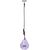 Vingrošanas aplis ar atsvaru OHA02 HULA HOP VIOLET WITH WEIGHT ONE FITNESS