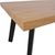 Обеденный стол BRIGIT 159 / 198x84,5x77см светлое дерево