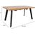 Обеденный стол BRIGIT 159 / 198x84,5x77см светлое дерево