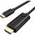 USB-C to HDMI cable Choetech XCH-0030, 3m (black)
