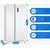 Side-by-Side Combi Bomann SBS7344W