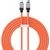 Fast Charging cable Baseus USB-C to Coolplay Series 2m, 20W (orange)