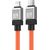 Fast Charging cable Baseus USB-C to Coolplay Series 2m, 20W (orange)