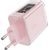 Wall charger Acefast A45, 2x USB-C, 1xUSB-A, 65W PD (pink)