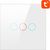 Smart Light Switch ZigBee Avatto LZTS02-EU-W3 3 Way No Neutral TUYA (white)