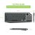 Techly ICTB9801TB keyboard RF Wireless + Bluetooth QWERTY US English Black