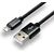 everActive cable micro USB 1m - Black, braided, quick charge, 2,4A - CBB-1MB