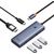 5-in-1 Hub Baseus UltraJoy Series USB-C to HDMI4K@30Hz+3xUSB 3.0+1xPD (grey) USB / Type-C Hub