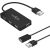 Maxlife Home Office USB 2.0 USB - 4x USB 0,15 m black + кабель 1,5 m Hub