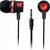 CANYON EP-3, Stereo earphones with microphone, Red, cable length 1.2m, 21.5*12mm, 0.011kg