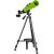 BRESSER JUNIOR refrakcijas teleskops 70/400 ar mugursomu, zaļš