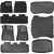 9-Piece Floor Mat for Tesla Baseus T-Space Series (velvet black)