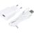 Maxlife MXTC-01 charger 1x USB 1A white + Lightning cable