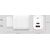 Silicon Power charger USB-C/USB QM25 30W, white