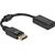 DeLOCK Adapter DisplayPort 1.1 male > HDMI female, passive (black, 15cm)