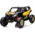 Lean Cars bagijs XB-2118 4x4 zeltains divvietīgs elektromobilis bērniem