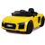 Lean Cars Vienvietīgs elektromobilis bērniem Audi R8 JJ2198, dzeltens